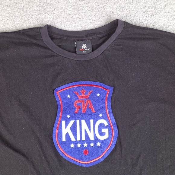 Red Ape T-Shirt Mens XL Black King Short Sleeve Hip Hop See Description For Size - Picture 3 of 13